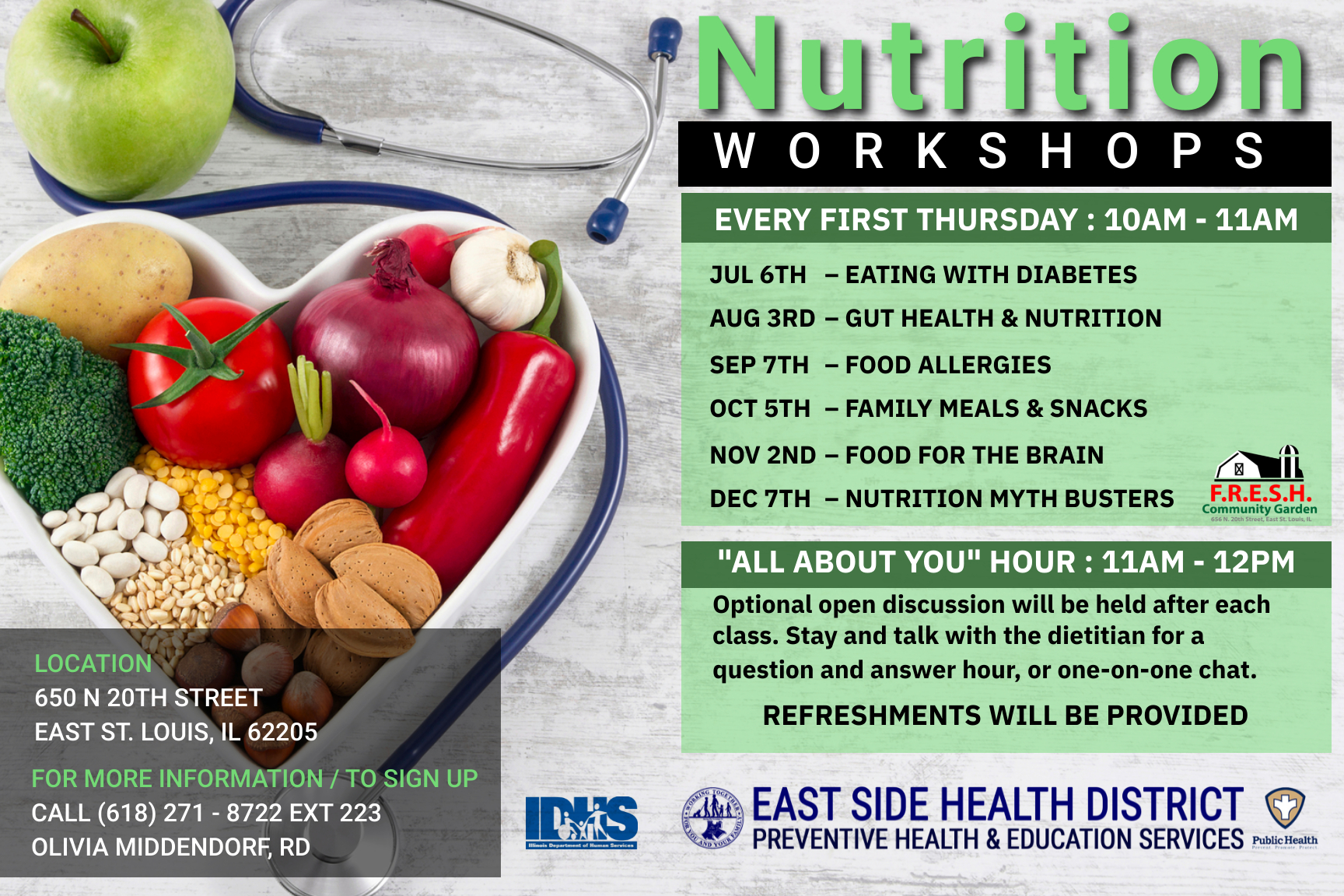 ESHD Nutrition Workshops